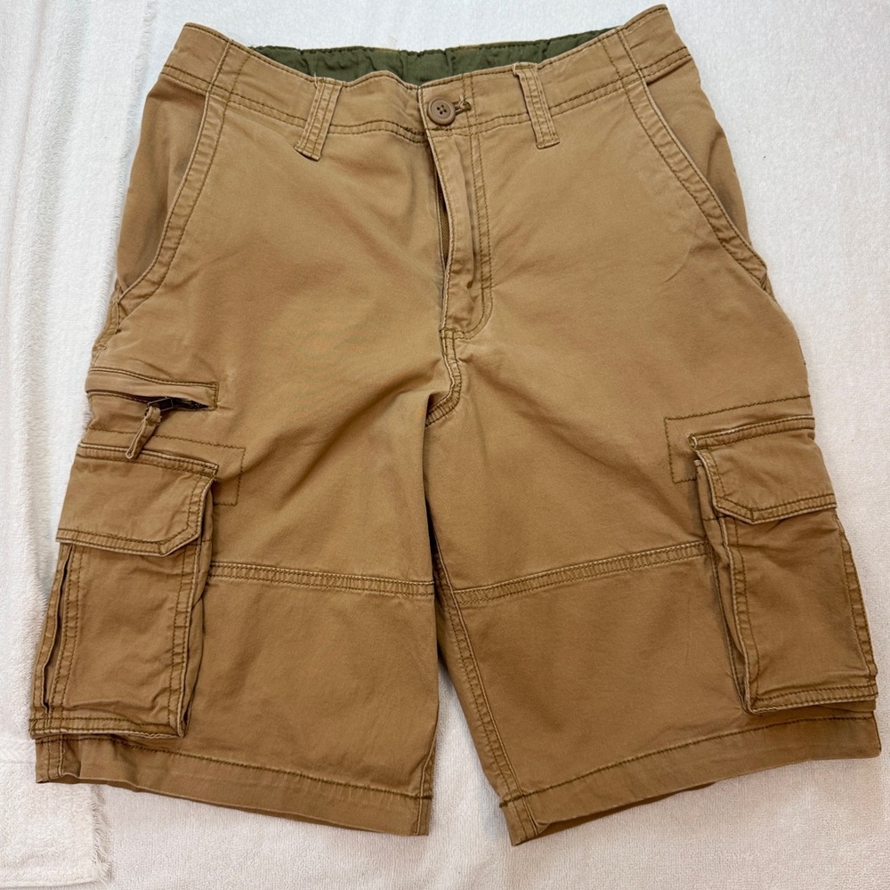 George Tan Cargo Shorts Sturdy Cotton Classic Fit